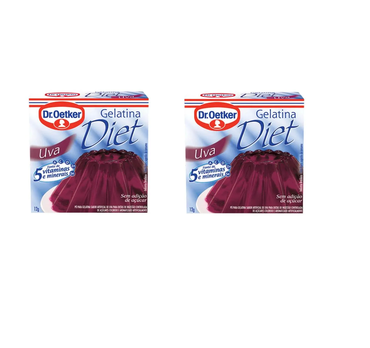 Dr. Oetker Gelatina Diet: Uva (2x12g)